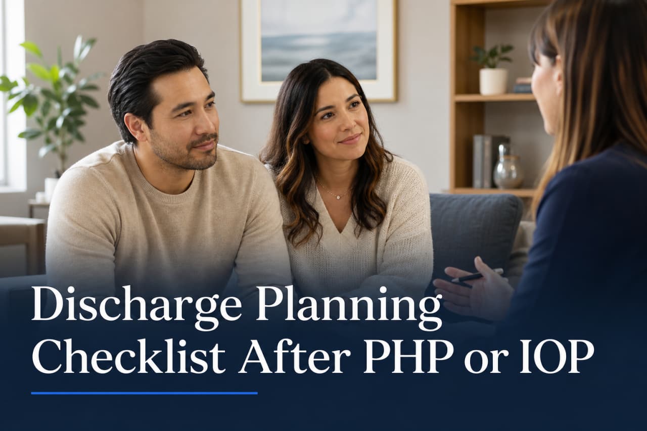Discharge Planning Checklist After PHP or IOP
