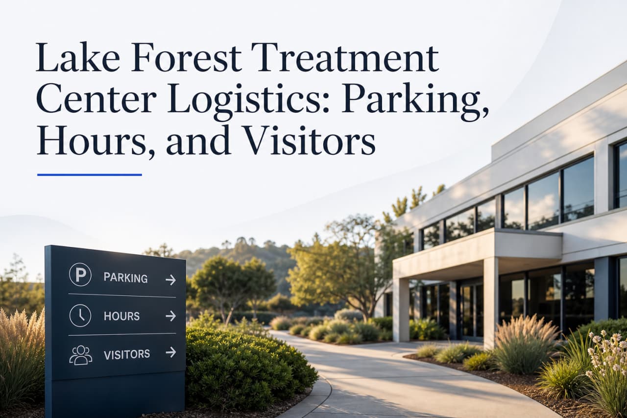 Lake Forest Treatment Center Logistics: Parking, Hours, and Visitors