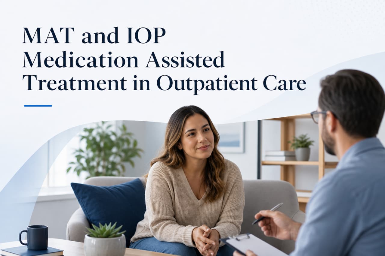 MAT and IOP Medication Assisted Treatment in Outpatient Care