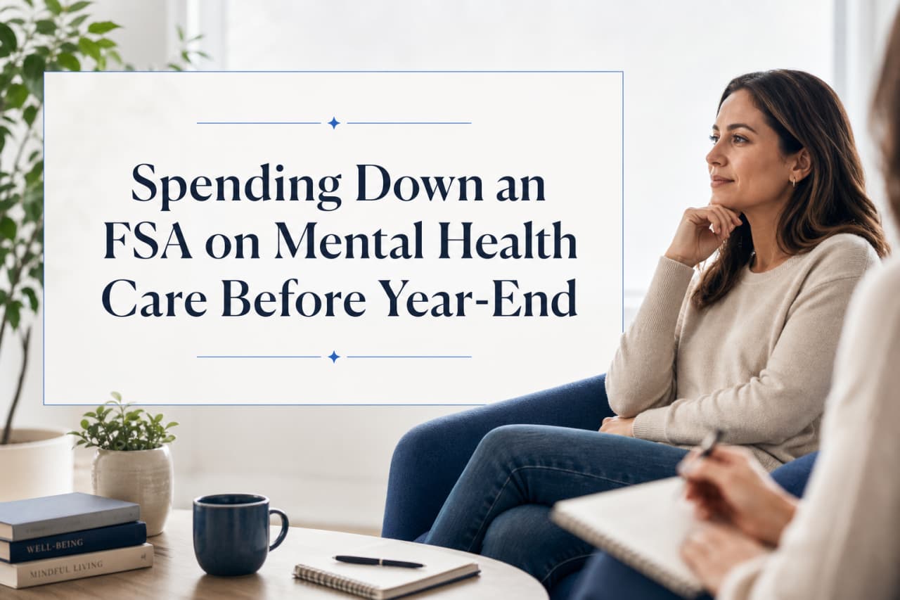 Spending Down an FSA on Mental Health Care Before Year-End